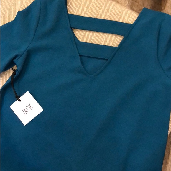 Boutique teal dress - Picture 4 of 4